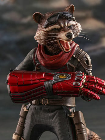 Avengers: Endgame MMS548 Rocket 1/6th Scale Collectible Figure Gallery Image 2