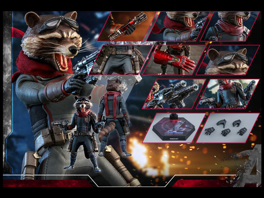 Avengers: Endgame MMS548 Rocket 1/6th Scale Collectible Figure Gallery Image 19