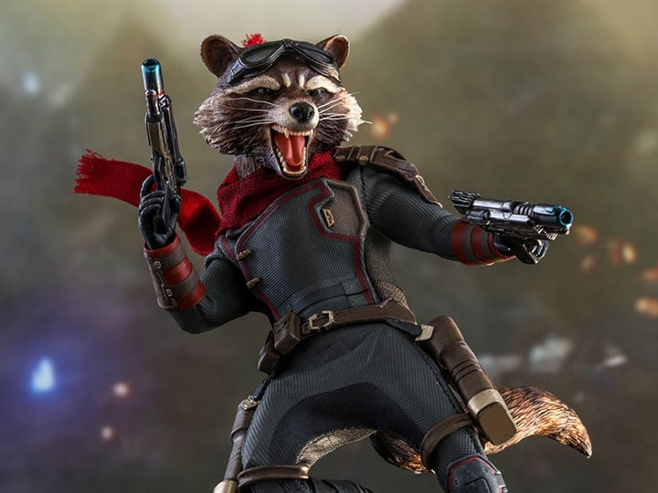 Avengers: Endgame MMS548 Rocket 1/6th Scale Collectible Figure Gallery Image 1