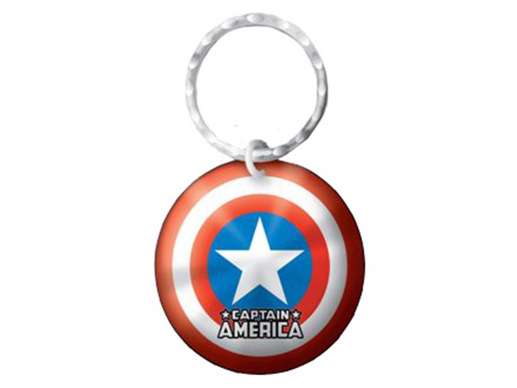 Marvel Pewter Keyring - Shield of Captain America Gallery Image 1