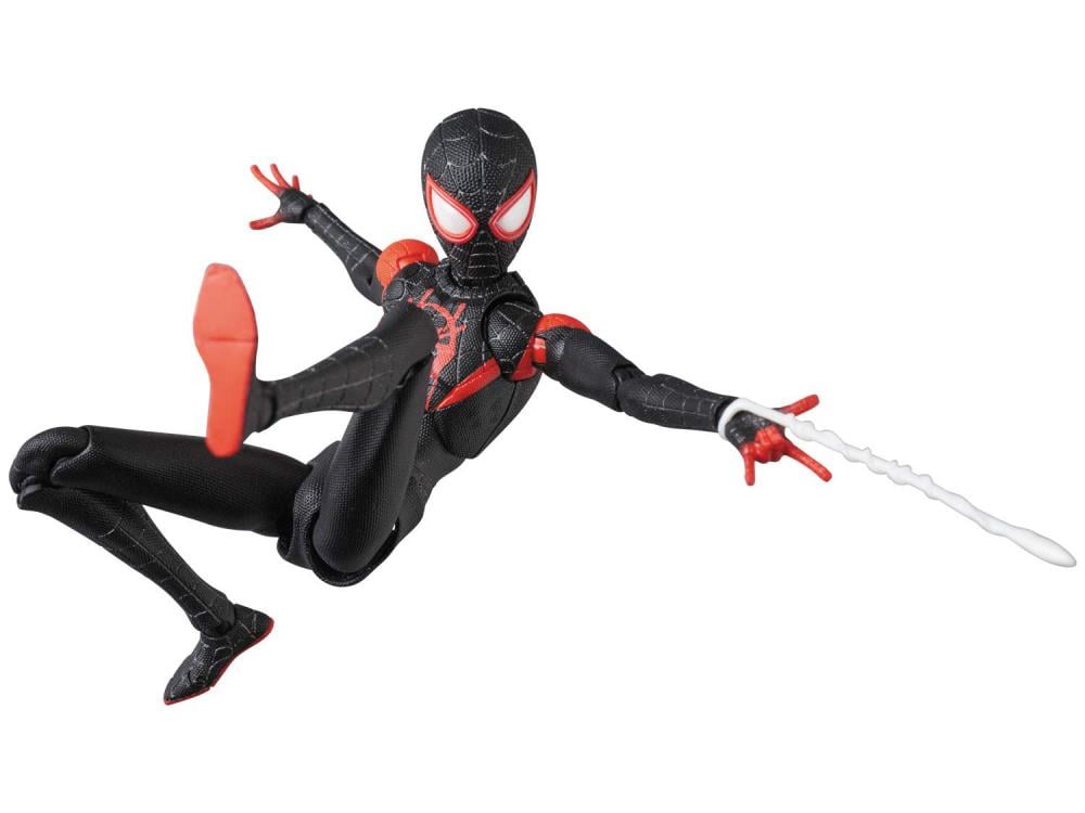 Spider-Man: Into the Spider-Verse MAFEX No.107 Spider-Man Action Figure Gallery Image 6