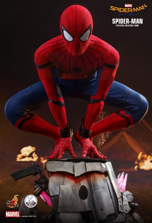Spider-Man: Homecoming QS015 Spider-Man (Deluxe Ver.) 1/4 Scale Collectible Figure Gallery Image 8