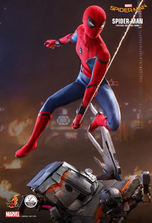 Spider-Man: Homecoming QS015 Spider-Man (Deluxe Ver.) 1/4 Scale Collectible Figure Gallery Image 7