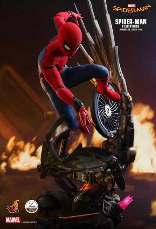 Spider-Man: Homecoming QS015 Spider-Man (Deluxe Ver.) 1/4 Scale Collectible Figure Gallery Image 11
