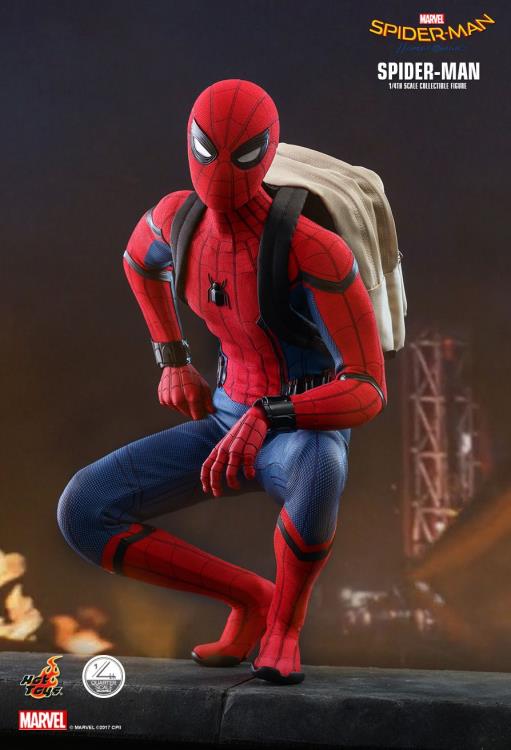Spider-Man: Homecoming QS015 Spider-Man (Deluxe Ver.) 1/4 Scale Collectible Figure Gallery Image 6