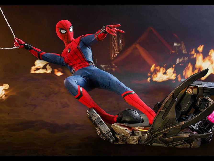 Spider-Man: Homecoming QS015 Spider-Man (Deluxe Ver.) 1/4 Scale Collectible Figure Gallery Image 9