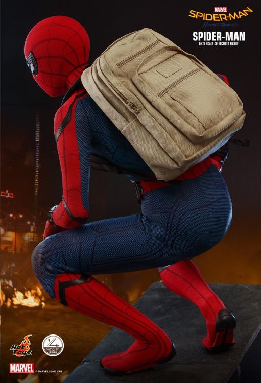 Spider-Man: Homecoming QS015 Spider-Man (Deluxe Ver.) 1/4 Scale Collectible Figure Gallery Image 5