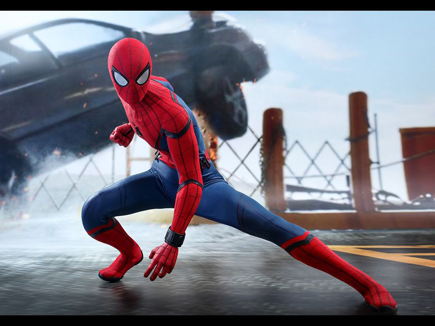 Spider-Man: Homecoming QS015 Spider-Man (Deluxe Ver.) 1/4 Scale Collectible Figure Gallery Image 10