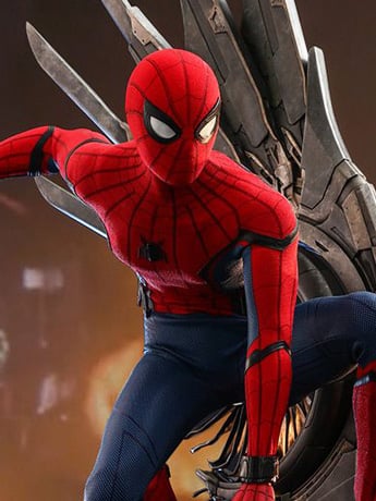 Spider-Man: Homecoming QS015 Spider-Man (Deluxe Ver.) 1/4 Scale Collectible Figure Gallery Image 2