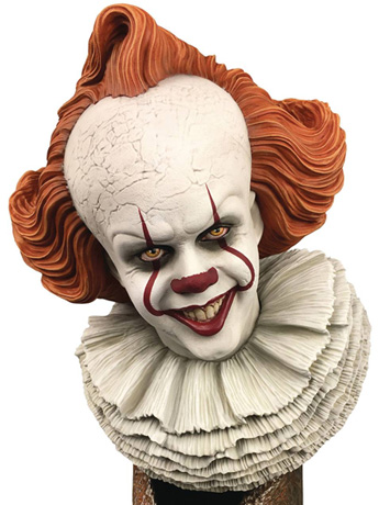 IT Chapter Two Legends in 3D Pennywise 1/2 Scale Limited Edition Bust Gallery Image 2
