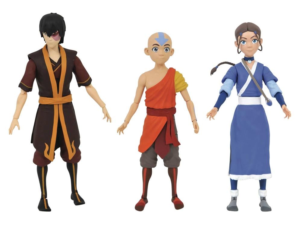 Avatar: The Last Airbender Select Wave 1 Set of 3 Figures Gallery Image 6