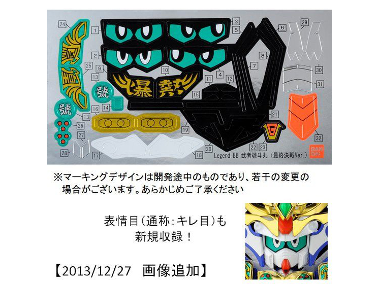 Mobile Suit Gundam BB Senshi Legend BB Musha Godmaru (Final Battle Ver.) Exclusive Model Kit Gallery Image 8