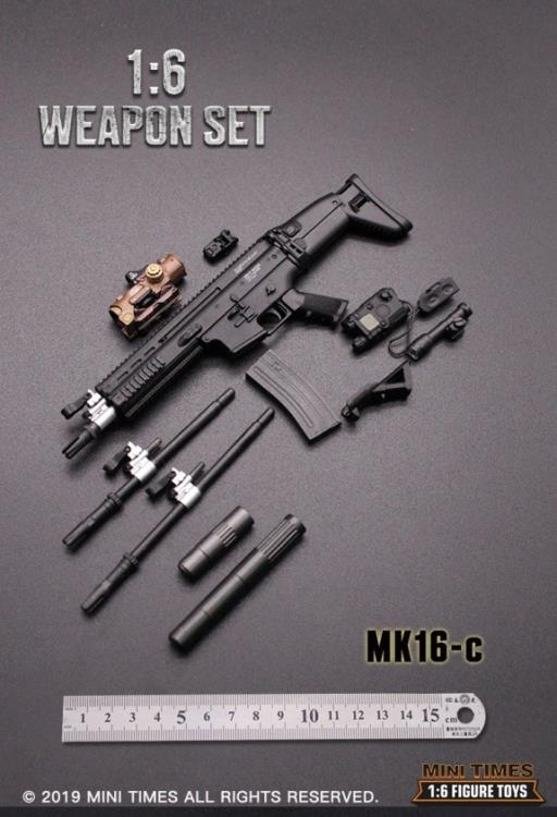 MK16 Rifle (C) 1/6 Scale Weapon Set Gallery Image 5