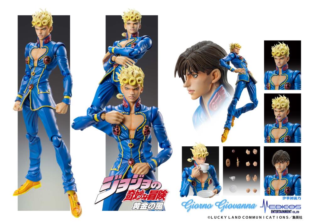 JoJo's Bizarre Adventure Super Action Statue Giorno Giovanna (Manga) Gallery Image 8