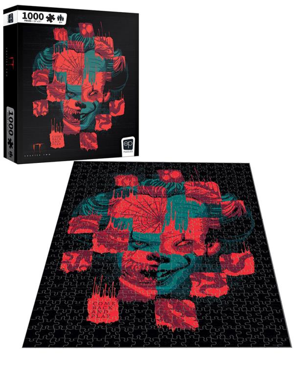 IT Chapter Two Faces of Pennywise 1000-Piece Puzzle Gallery Image 3