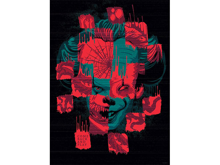 IT Chapter Two Faces of Pennywise 1000-Piece Puzzle Gallery Image 1