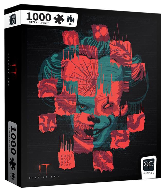IT Chapter Two Faces of Pennywise 1000-Piece Puzzle Gallery Image 4
