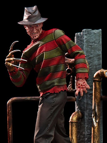A Nightmare on Elm Street Freddy Krueger 1/10 Deluxe Art Scale Statue Gallery Image 2