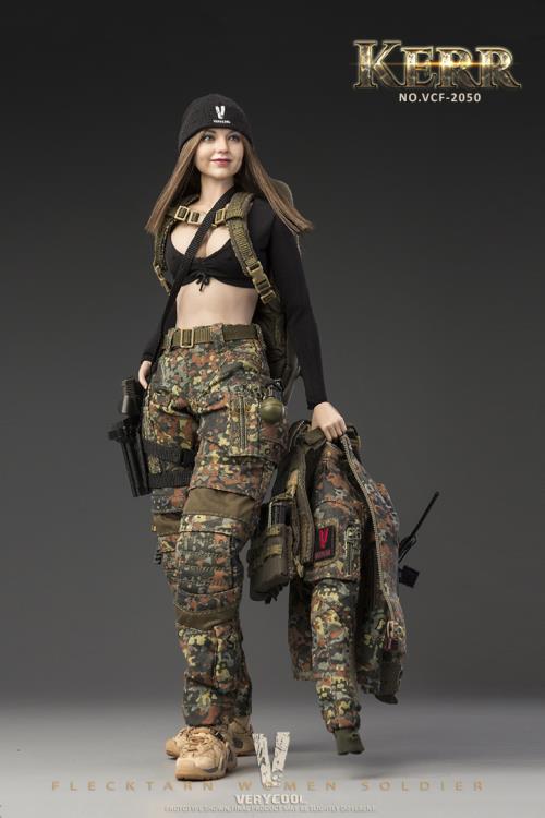 Flecktarn Woman Soldier Kerr 1/6 Scale Figure Gallery Image 6