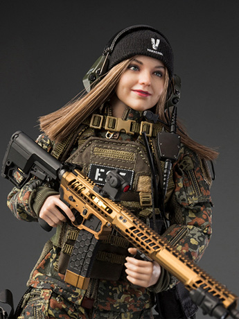 Flecktarn Woman Soldier Kerr 1/6 Scale Figure Gallery Image 3