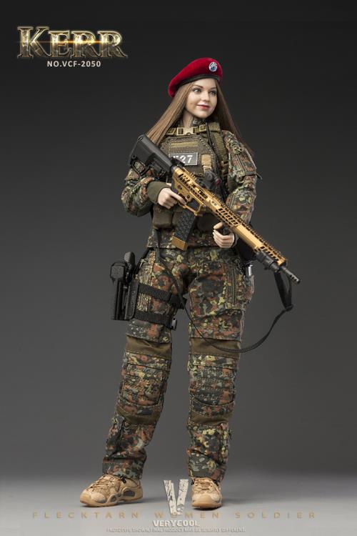 Flecktarn Woman Soldier Kerr 1/6 Scale Figure Gallery Image 4
