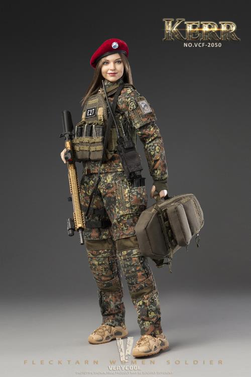 Flecktarn Woman Soldier Kerr 1/6 Scale Figure Gallery Image 9