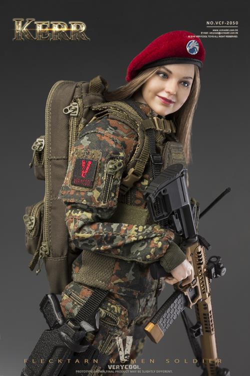 Flecktarn Woman Soldier Kerr 1/6 Scale Figure Gallery Image 10