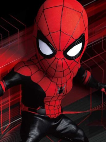 Spider-Man: Far From Home Egg Attack Action EAA-099 Spider-Man (Upgraded Suit) PX Previews Exclusive Gallery Image 2