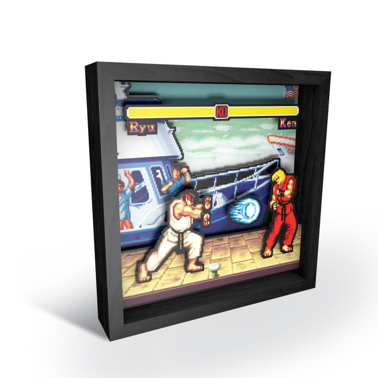 Street Fighter Boat Scene Pixel Frame (9x9) Gallery Image 3