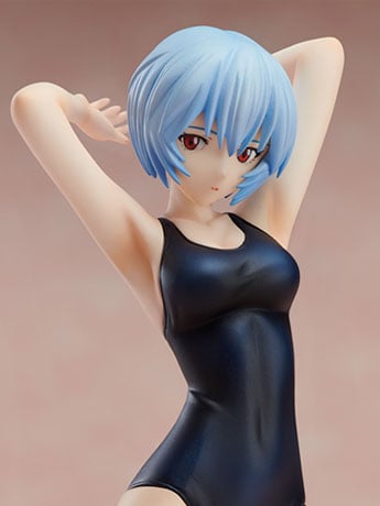 Neon Genesis Evangelion Assemble Heroines Rei Ayanami (Summer Queens) 1/8 Scale Model Kit Gallery Image 2