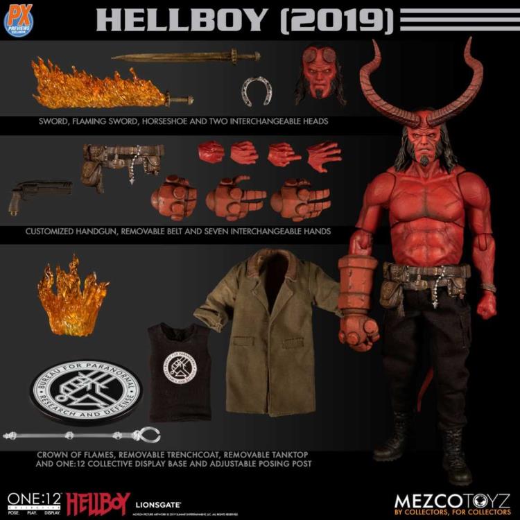 Hellboy (2019) One:12 Collective Hellboy (Anung un Rama Edition) PX Previews Exclusive Gallery Image 12