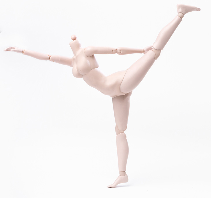 Super-Flexible Female 1/6 Scale Pale Large Bust Body (ST92004C) Gallery Image 5