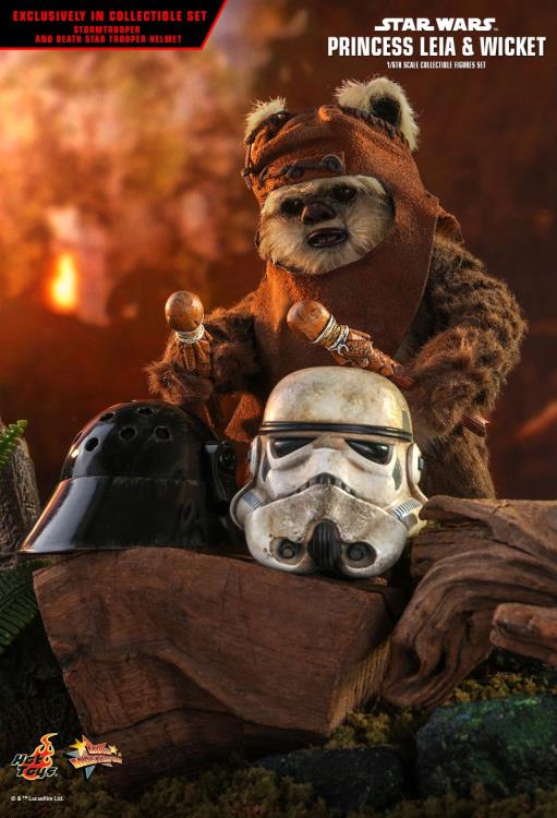 Star Wars: Return of the Jedi MMS551 Princess Leia & Wicket 1/6 Scale Collectible Figure Two-Pack Gallery Image 22