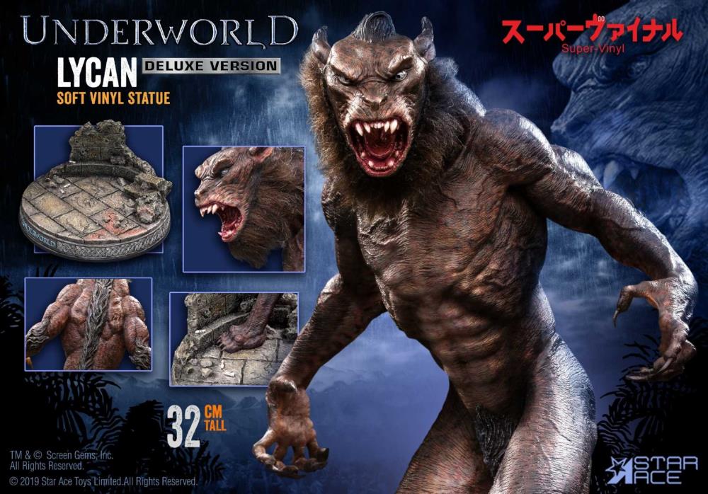 Underworld Evolution Lycan Deluxe Soft Vinyl Statue Gallery Image 12