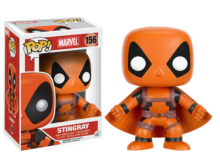 Pop! Marvel: Deadpool - Stingray (Orange) Exclusive Gallery Image 1