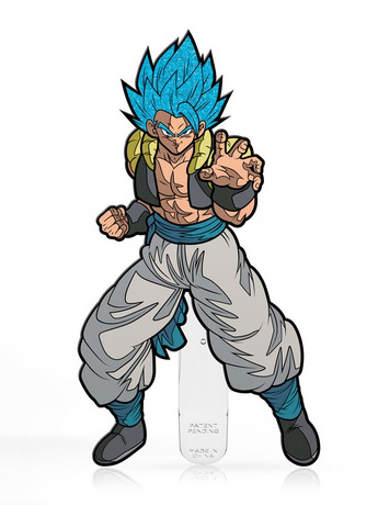 Dragon Ball Super: Broly FiGPiN #243 Super Saiyan God Super Saiyan Gogeta (Chase) Gallery Image 2