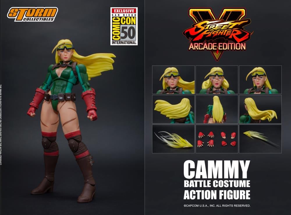 クリプトゾイク　キャミィ　SDCC CRYPTOZOIC CAMMY #60 Street Fighter V Cammy (Arcade Edition) Battle Costume 1/12 Scale