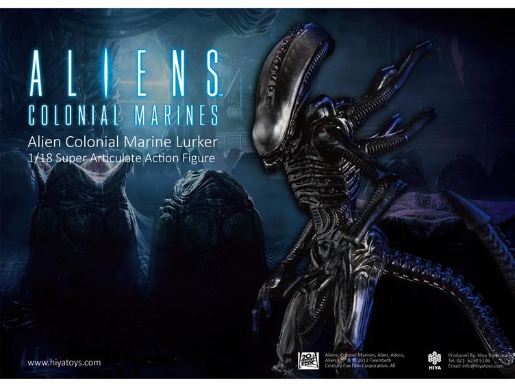 Aliens: Colonial Marines Alien Lurker 1:18 Scale Action Figure Gallery Image 3