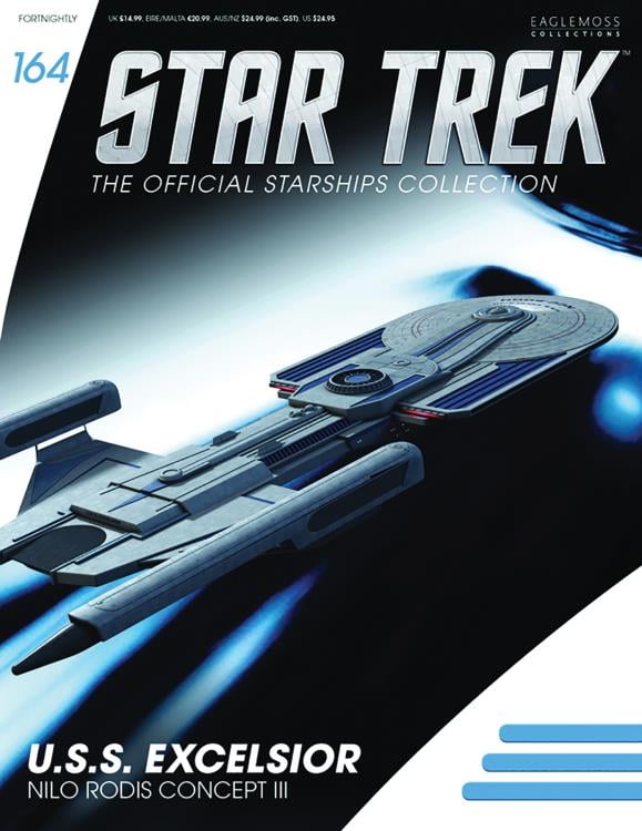 Star Trek Starships Collection #164 USS Excelsior (Nilo Rodis-Jamero Concept III) Gallery Image 3