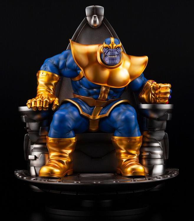 Marvel Thanos On Space Throne Fine Art Statue Gallery Image 10