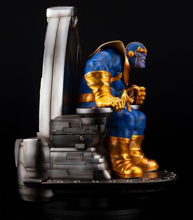Marvel Thanos On Space Throne Fine Art Statue Gallery Image 7