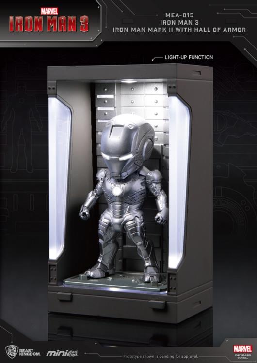 Iron Man 3 Mini Egg Attack MEA-015 Iron Man Mark II With Hall of Armor PX Previews Exclusive Gallery Image 3