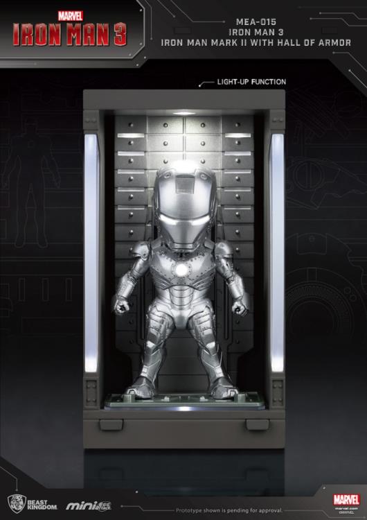Iron Man 3 Mini Egg Attack MEA-015 Iron Man Mark II With Hall of Armor PX Previews Exclusive Gallery Image 4