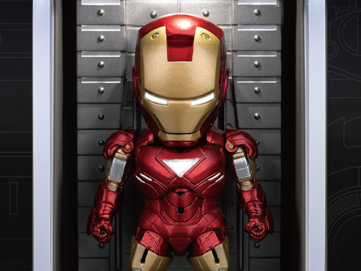 Iron Man 3 Mini Egg Attack MEA-015 Iron Man Mark VI With Hall of Armor PX Previews Exclusive Gallery Image 1