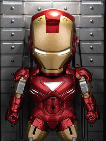Iron Man 3 Mini Egg Attack MEA-015 Iron Man Mark VI With Hall of Armor PX Previews Exclusive Gallery Image 2