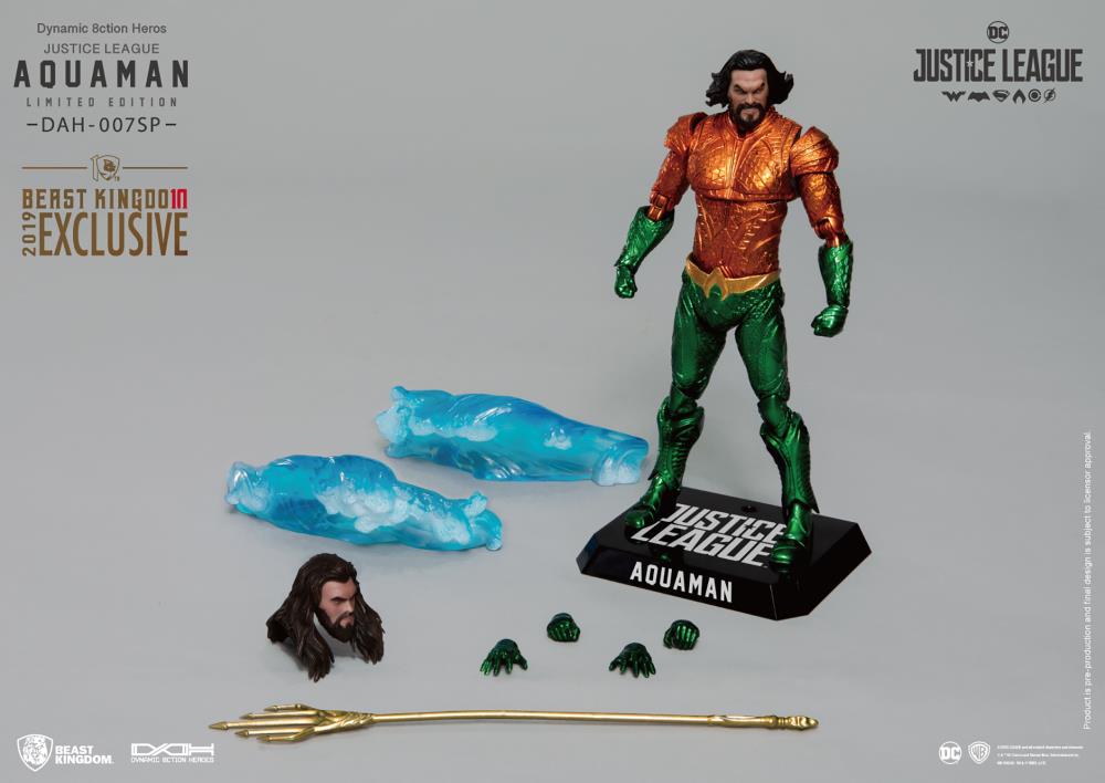 Justice League Dynamic 8ction Heroes DAH-007SP Aquaman PX Previews Limited Edition Exclusive Gallery Image 7