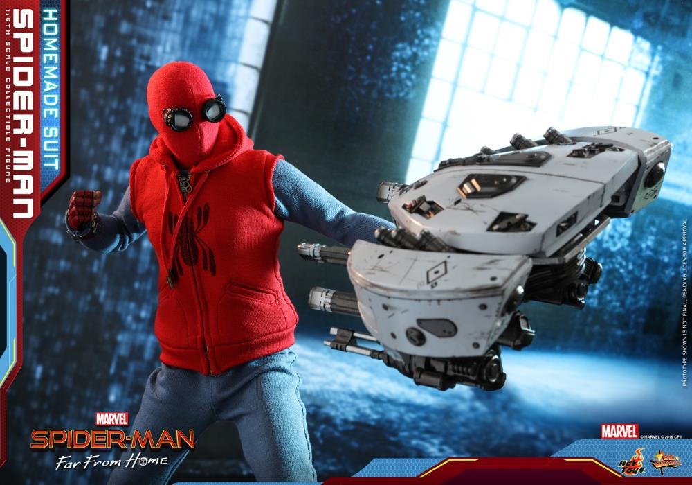 Spider-Man: Far From Home MMS552 Spider-Man (Homemade Suit Ver.) 1/6th Scale Collectible Figure Gallery Image 16