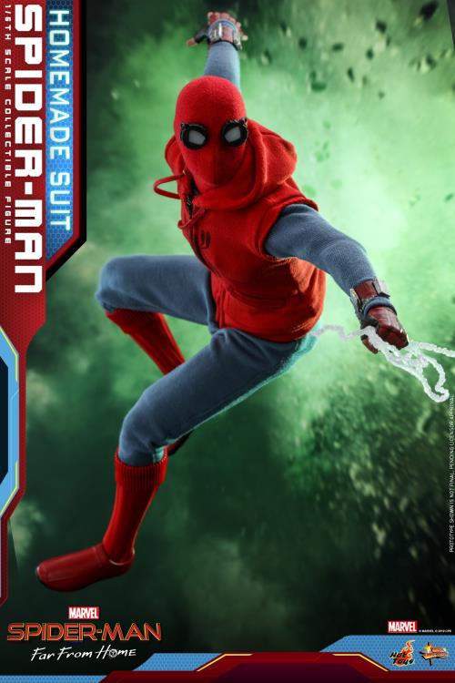 Spider-Man: Far From Home MMS552 Spider-Man (Homemade Suit Ver.) 1/6th Scale Collectible Figure Gallery Image 7