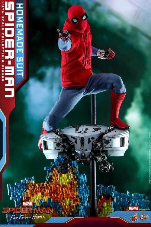 Spider-Man: Far From Home MMS552 Spider-Man (Homemade Suit Ver.) 1/6th Scale Collectible Figure Gallery Image 13