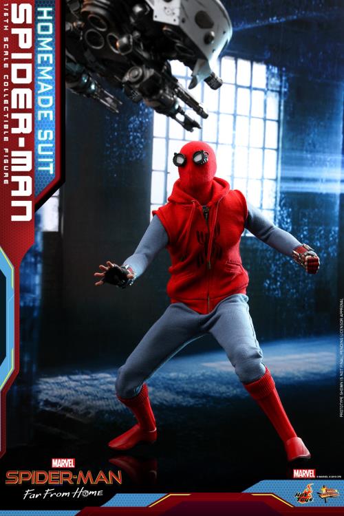 Spider-Man: Far From Home MMS552 Spider-Man (Homemade Suit Ver.) 1/6th Scale Collectible Figure Gallery Image 14
